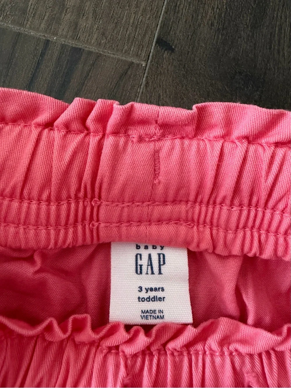 BabyGAP Ruffle Hem Pull-On Shorts in Lavender and Coral Set of 2